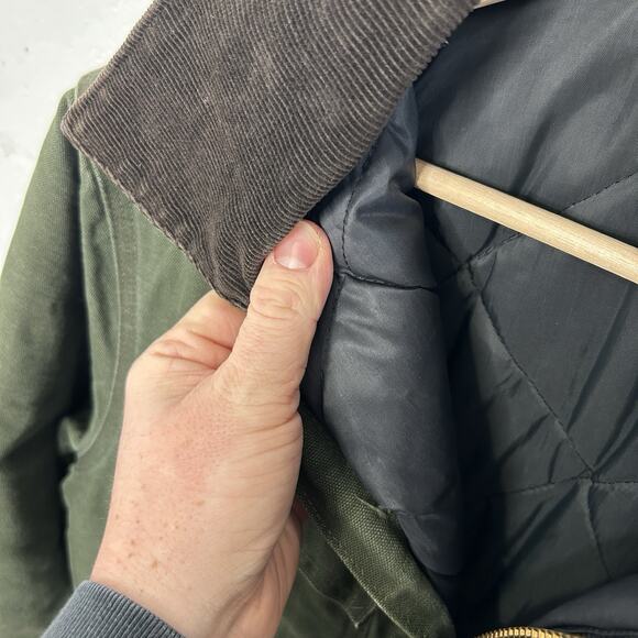 Vintage Carhartt Quilted Artic Duck Jacket “Green” CQ184 - Picture 12 of 13